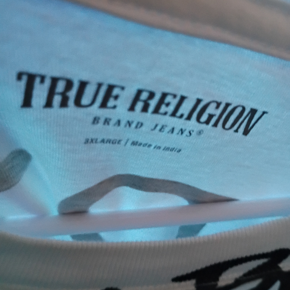 True Religion Graphic Tee in White